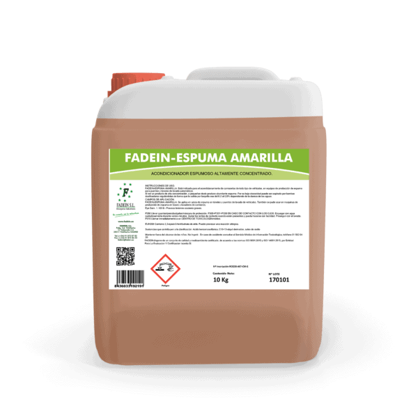 FADEIN ESPUMA AMARILLA 10 KG