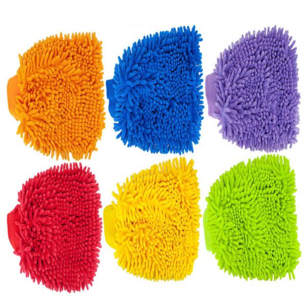 MANOPLA MICROFIBFRA CON PUÑO VARIOS COLORES