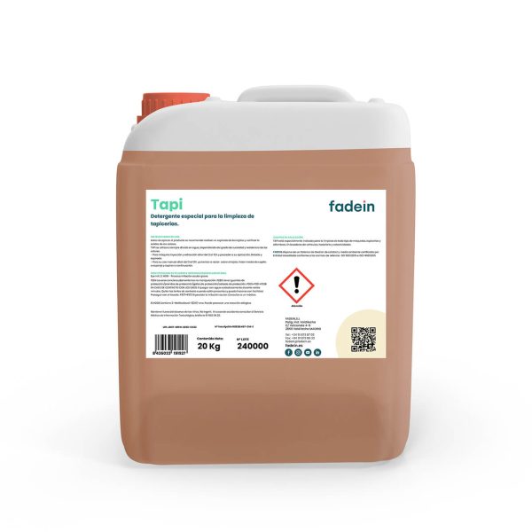 TAPI Detergente especial para la limpieza de tapicerías FADEIN