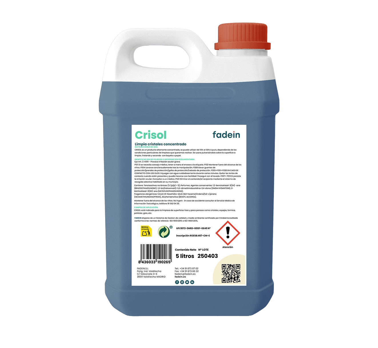 CRISOL 5L FADEIN