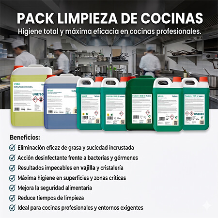 FADEIN PACK NETTOYAGE DES CUISINES PROFESSIONNELLES